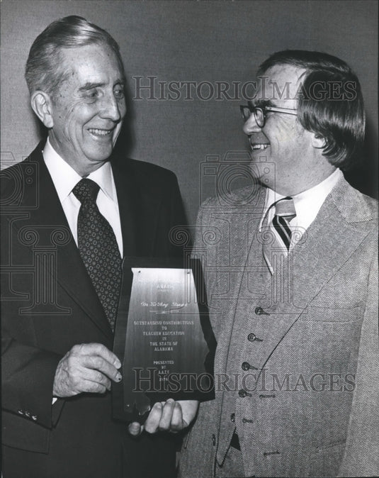 1978, Doctor LeRoy Brown, Educator with Award and Other - abna21696 - Historic Images