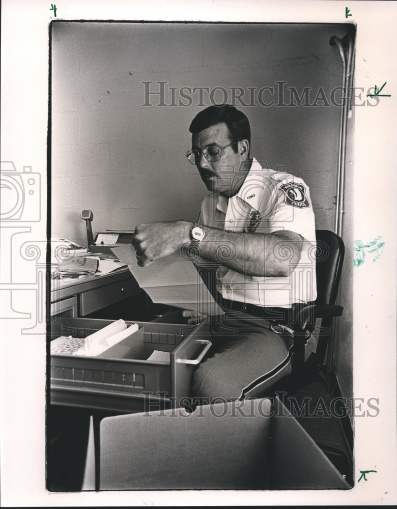 1986 Roger Beam, Former Warrior, Alabama Police Chief - Historic Images