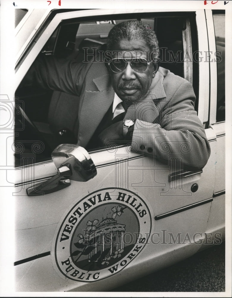 1987 Press Photo Jimmy Bonner, Vestavia Hills Public Works - abna21803 - Historic Images