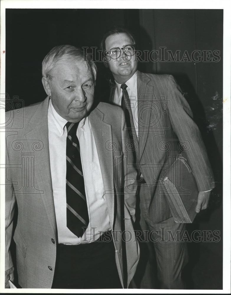 1989, Hugh Boles, Alabama Representative, Attorney Milton Barker - Historic Images