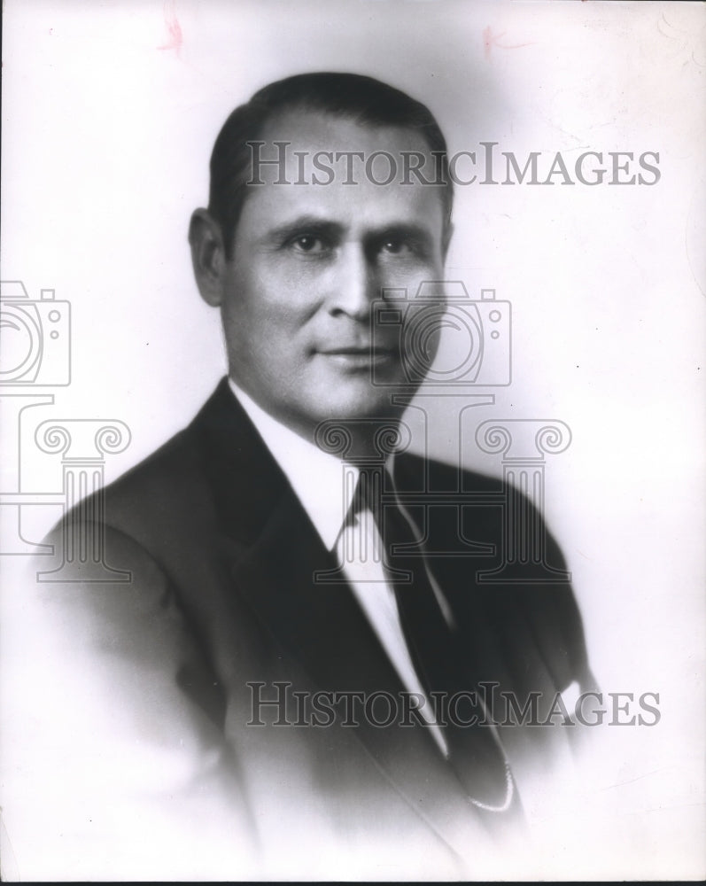 1961 Press Photo Plato G. Britton, First National Bank and Trust of Alabama - Historic Images