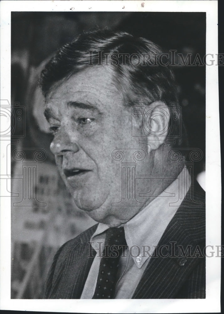 1982 Press Photo Harry Brock, Alabama Banking Pioneer and Philanthropist - Historic Images