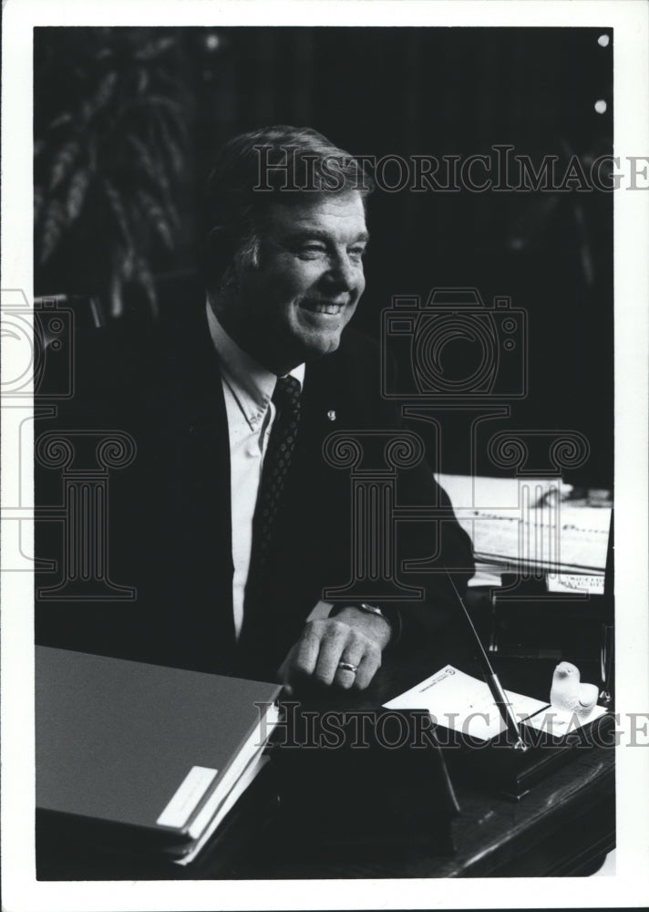 1983 Harry B. Brock Jr., Executive at Central Bank and Trust Company - Historic Images