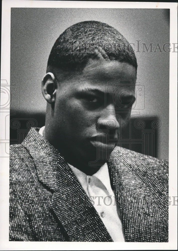 1990, Cedric Brooks in Court - abna21972 - Historic Images