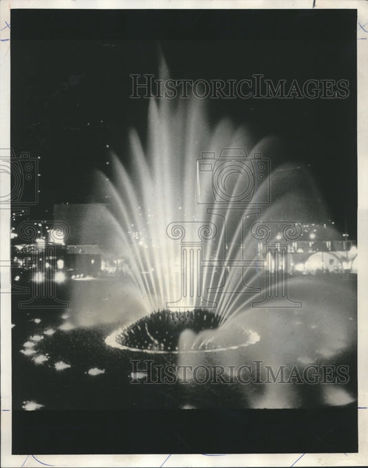1971, Fountain Proposed for Woodrow Wilson Park, Birmingham, Alabama - Historic Images