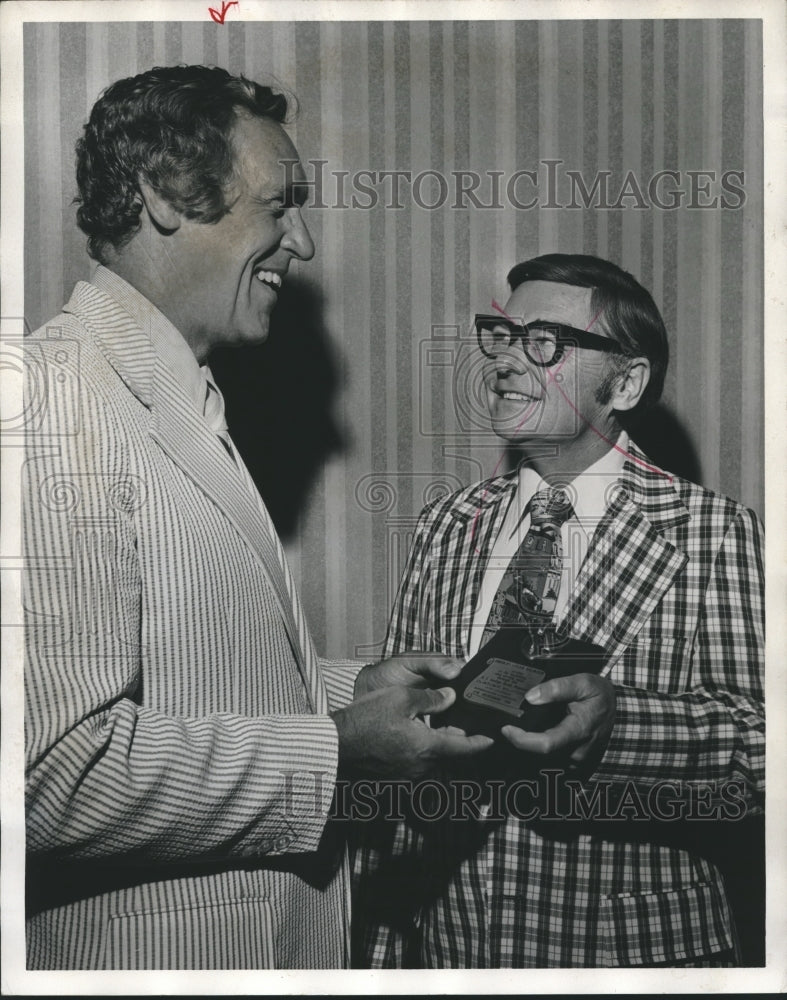 1975 U. S. Representative John Buchanan hold plaque-Historic Images