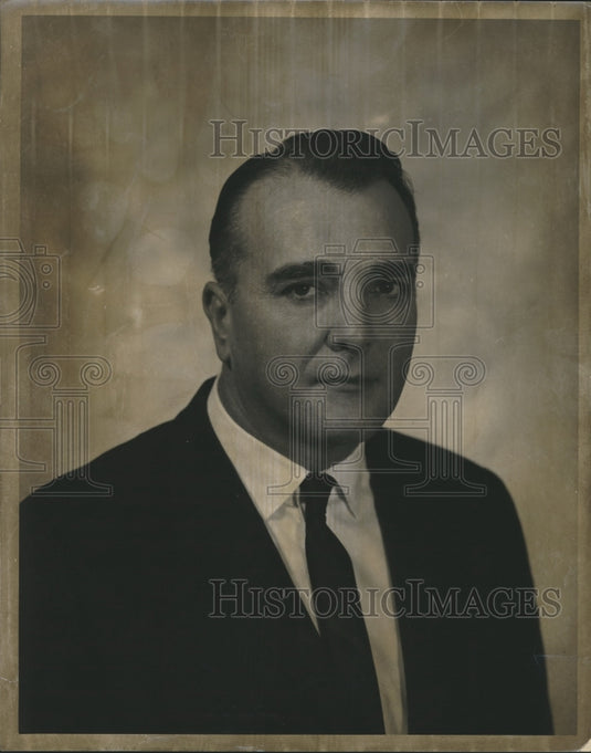 1969 Press Photo Haran W. Bullard, United States Steel Corporation, Alabama - Historic Images