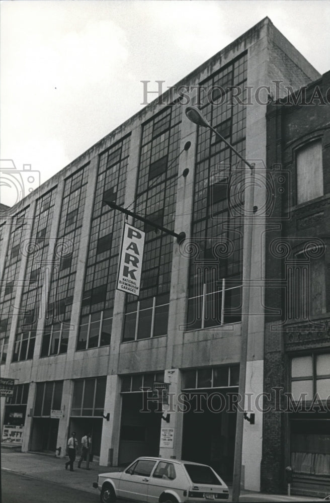 Press Photo Birmingham, Alabama, National Parking Deck at 1st Ave North - Historic Images