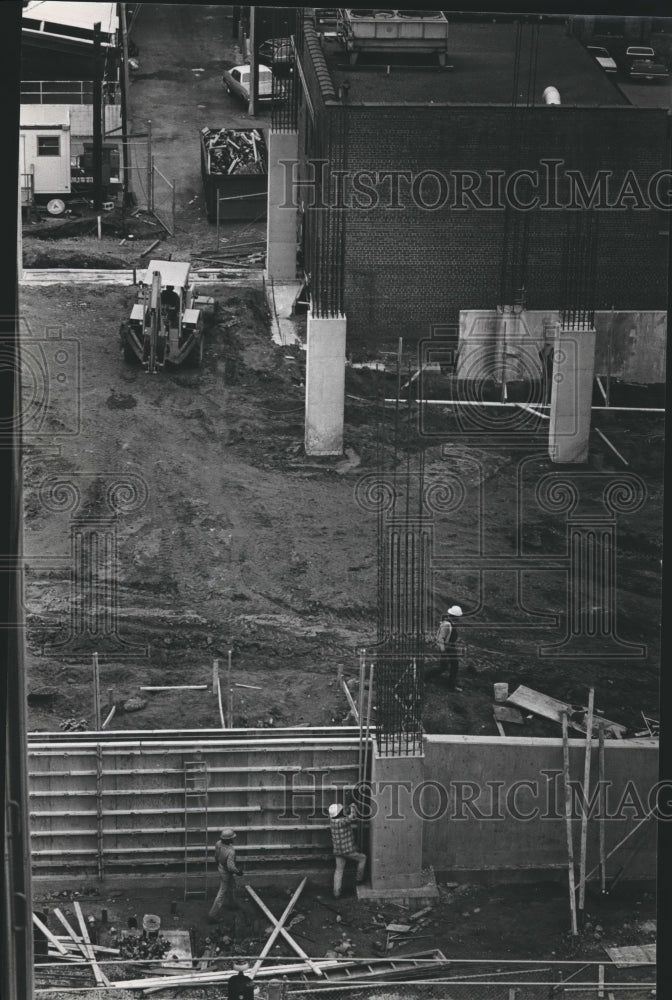 1983, Birmingham, Alabama Parking Deck Construction Site - abna22281 - Historic Images