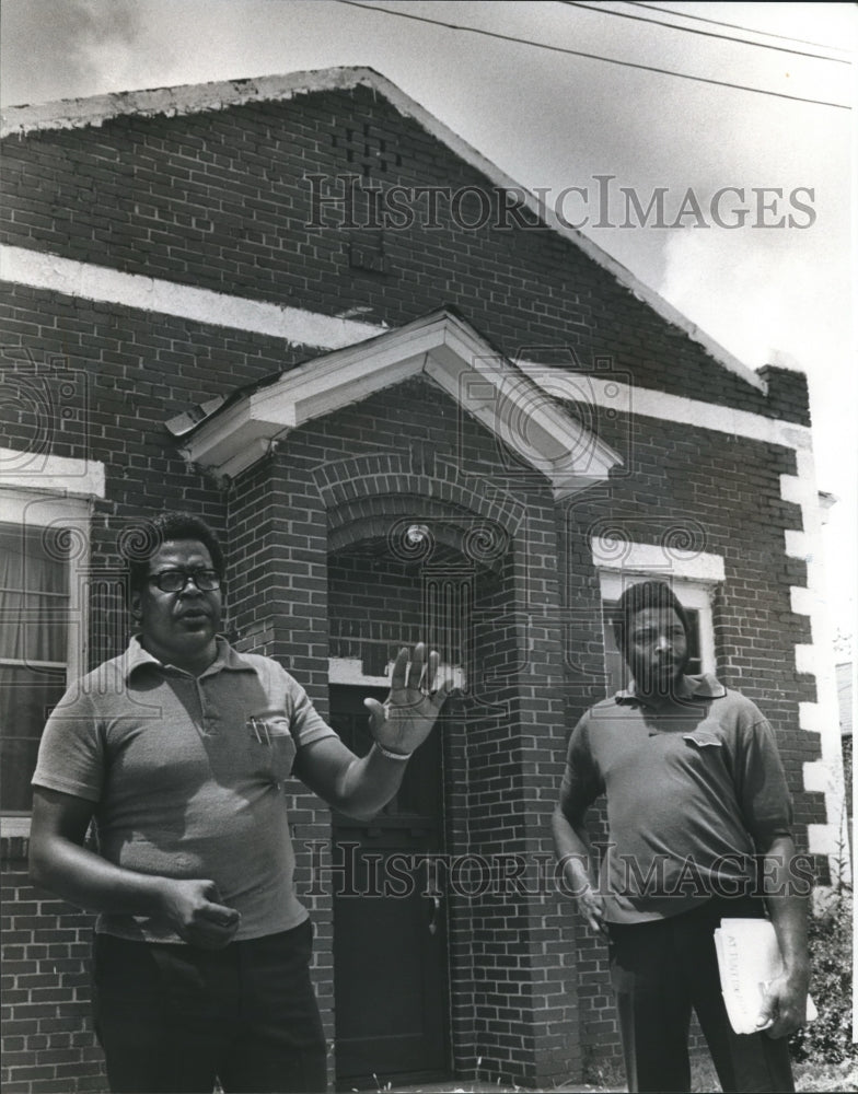 Press Photo Wendell Stevenson and Colston for Operation Unity, Bessemer - Historic Images