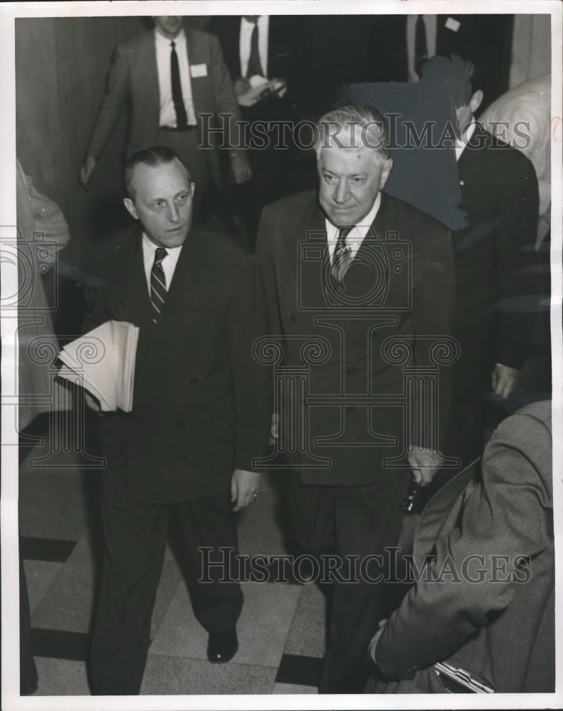 1955, Prosecutor Cecil Deason, Defense Attorney and Roderick Beddow - Historic Images