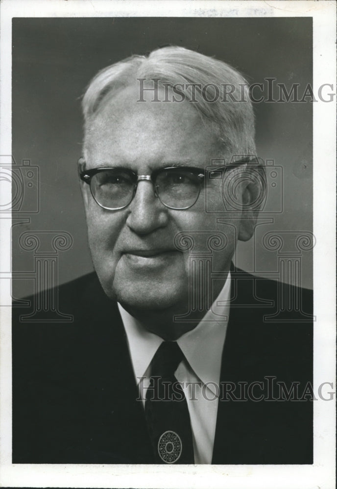 1959, Dr. John H. Buchanan, Birmingham Baptist Hospital Chaplain - Historic Images