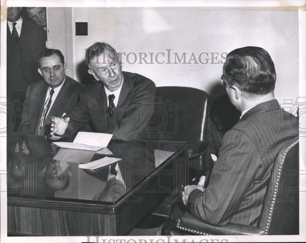 1951 Senator J. Miller Bonner Interviews Charles G. Dobbins - Historic Images