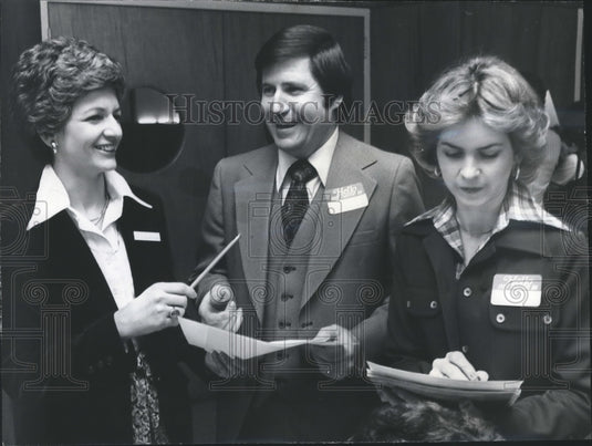 1978 Cecil Bobo, Cynthia Harper, Kathleen Morgan, Alabama Special Ed - Historic Images