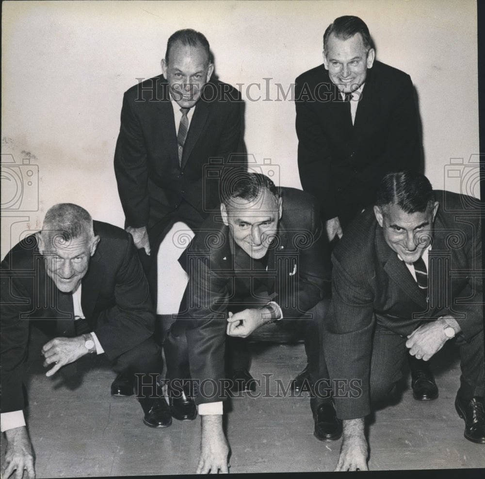 1964 Press Photo University of Alabama alumni football players - abna22451 - Historic Images