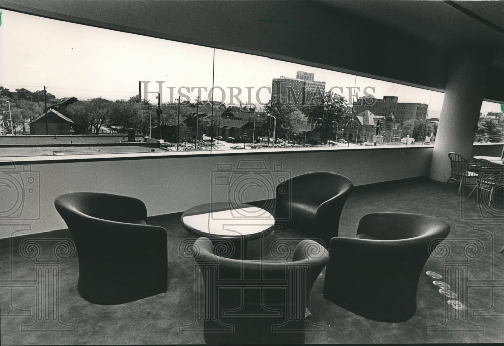 1984 View from the 3rd floor of the library. Birmingham, Alabama - Historic Images