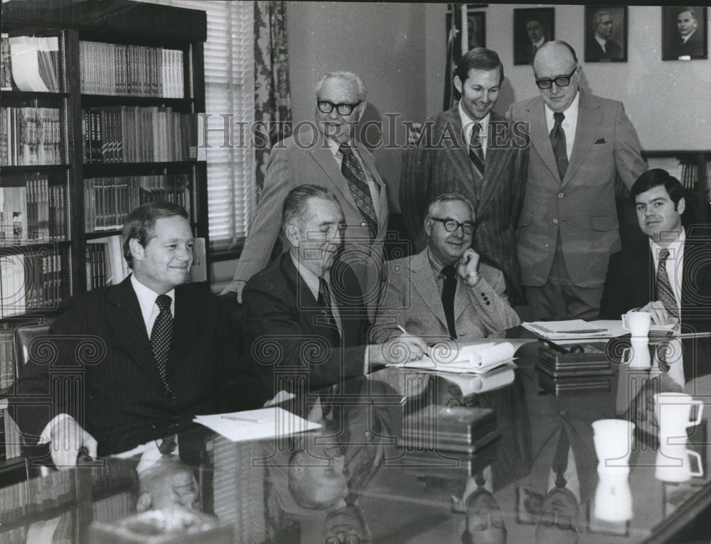 1973, Unified Education Budget committee members, Alabama - abna22513 - Historic Images