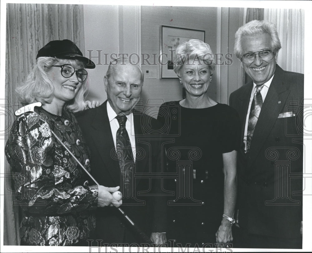 1993 Press Photo Edie Hand, Joe Bruno, Mary Buckelew, Martin Darity at Event - Historic Images