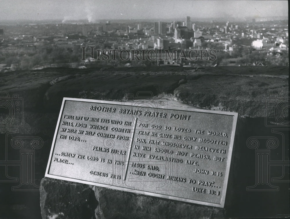 1966, Prayer Point for Brother James E. Bryan with Bible Verses - Historic Images