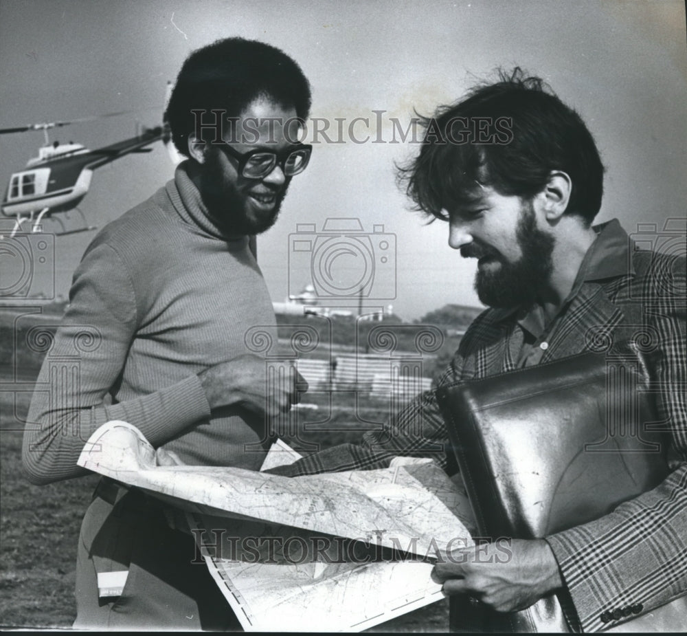 1976, Jack Patrick and Terry Schnadelbach of Urban Design Team - Historic Images