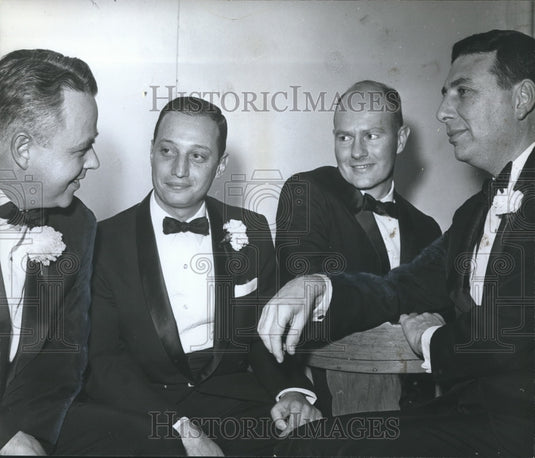 1963, Harold Blach Jr. with new Chamber of Commerce Directors - Historic Images