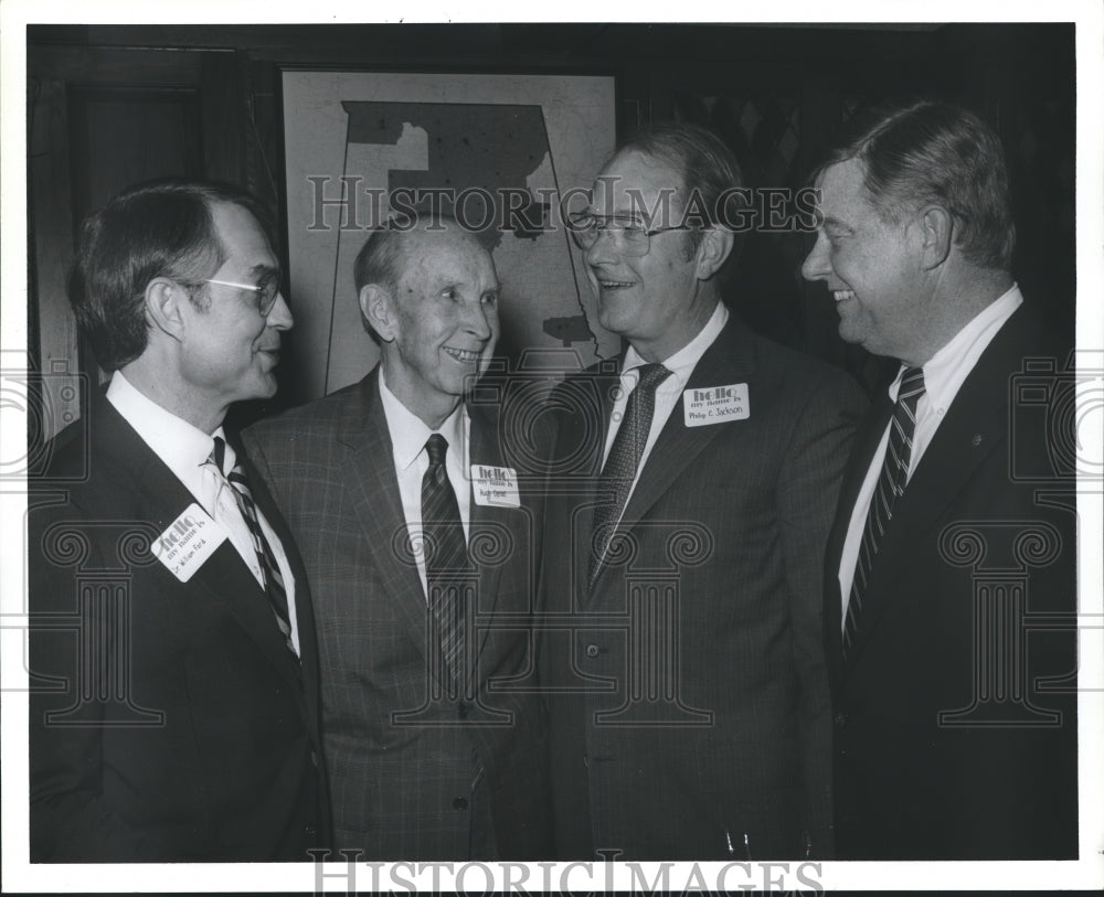 1982, Doctor William Ford, Hugh Daniel, Philip Jackson, Harry Brock - Historic Images