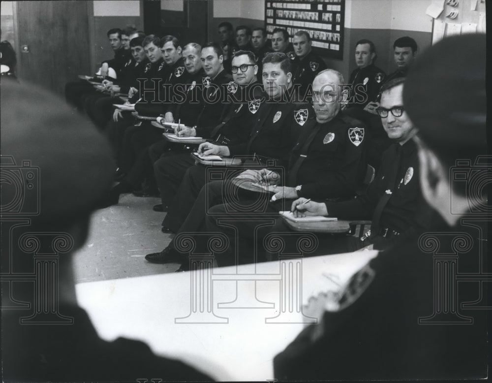 1970 Press Photo Birmingham, Alabama Police Department in Central Division - Historic Images