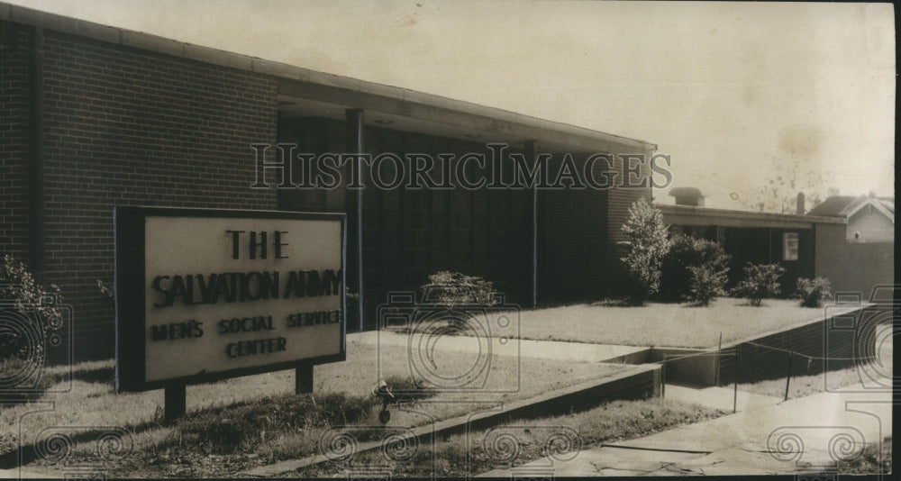 1956 Press Photo The Salvation Army, Men&#39;s Social Service Center, Birmingham - Historic Images