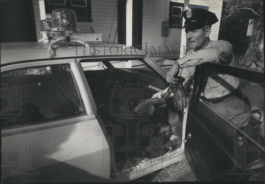 1970, Morris Police - Police Chief Richard Bean, Morris, Alabama - Historic Images