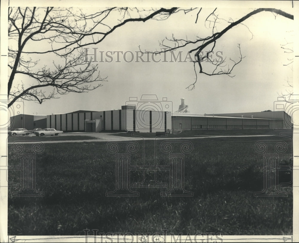 1966 Press Photo International Paper Company - Exterior, Bay Minette, Alabama - Historic Images