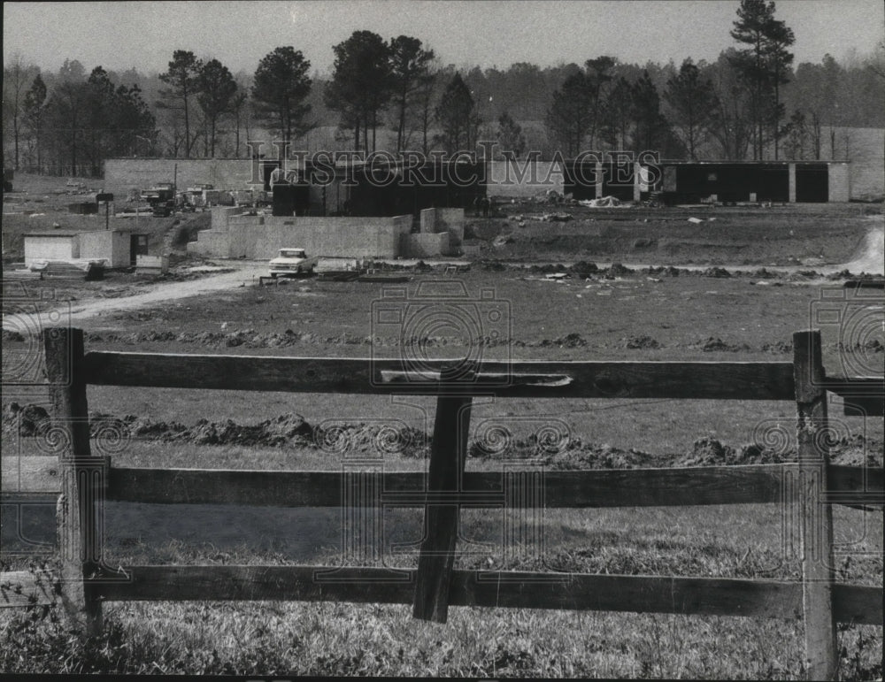 1968 Press Photo Alabama-Spain Park nursery in Shelby County is 30% complete. - Historic Images