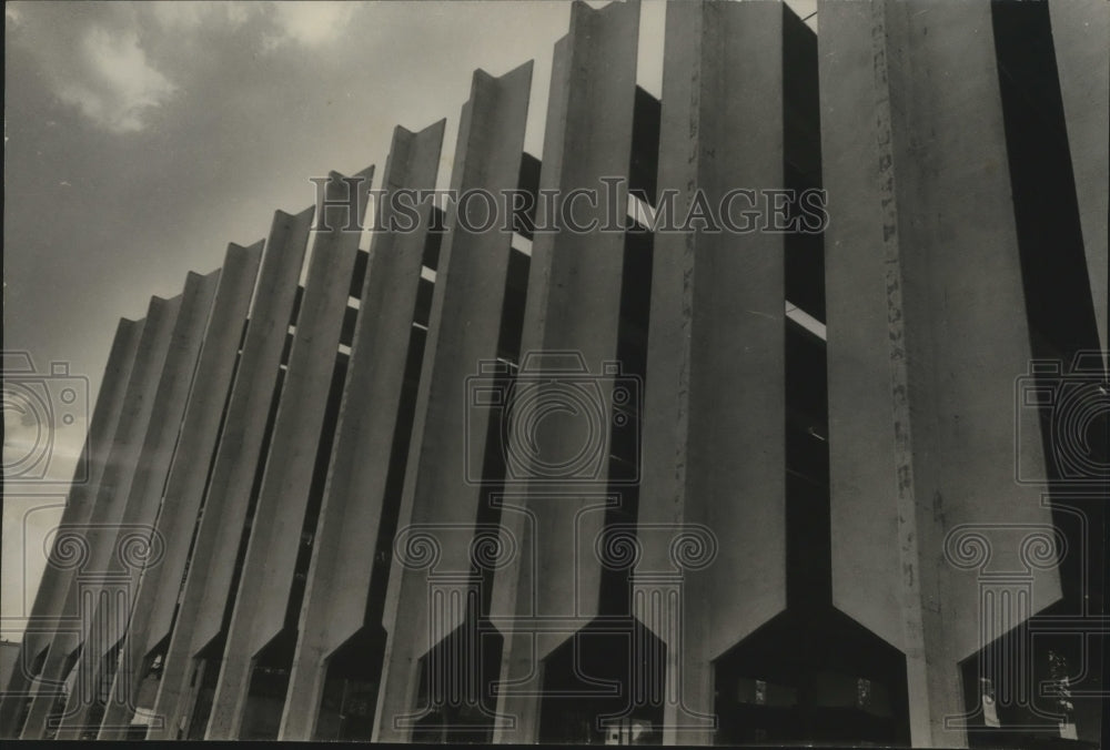 1968 Press Photo Alabama-Birmingham&#39;s new Five Points West parking facility. - Historic Images