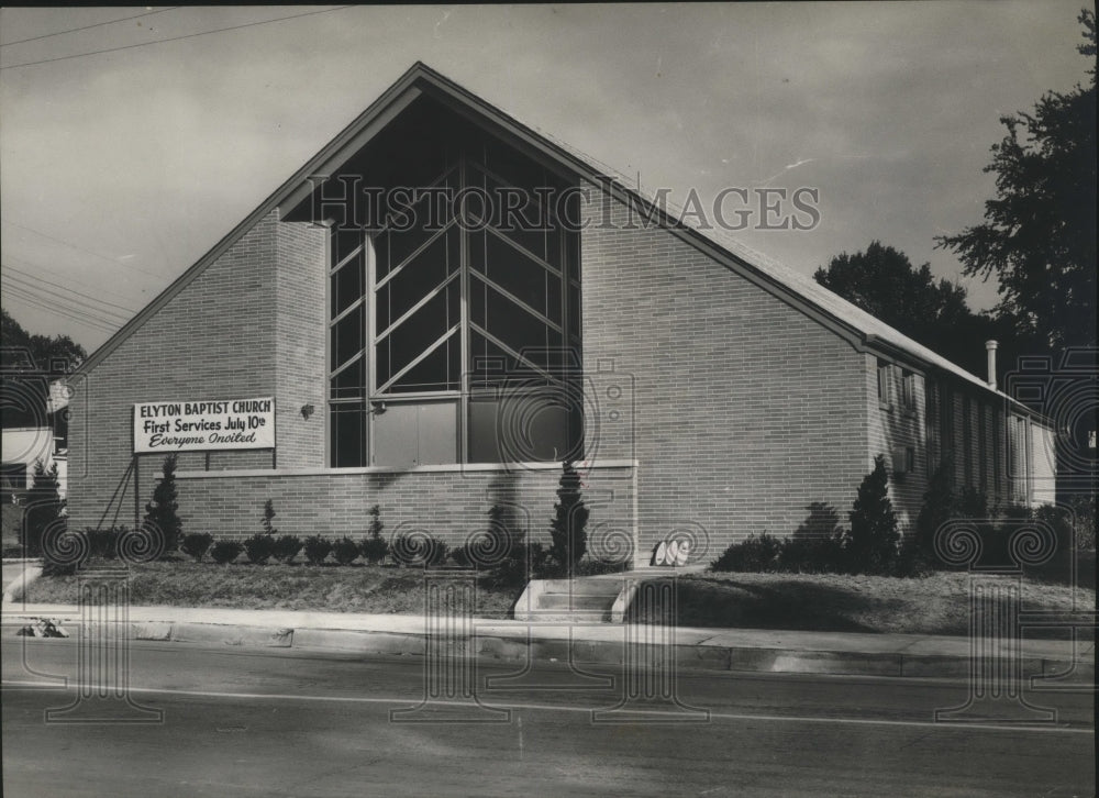 1960, Alabama-Elyton Baptist Church move to new building. - abna22786 - Historic Images