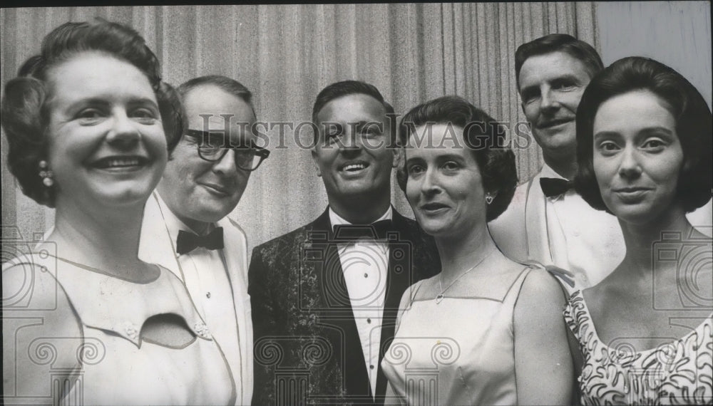 1967 Press Photo Harlequin Dance Club Honored New Members at The Club-Historic Images
