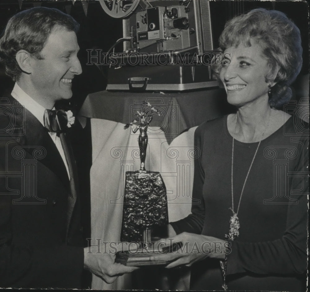 1974, Craig Battles and Catherine Land at Birmingham Film Festival - Historic Images