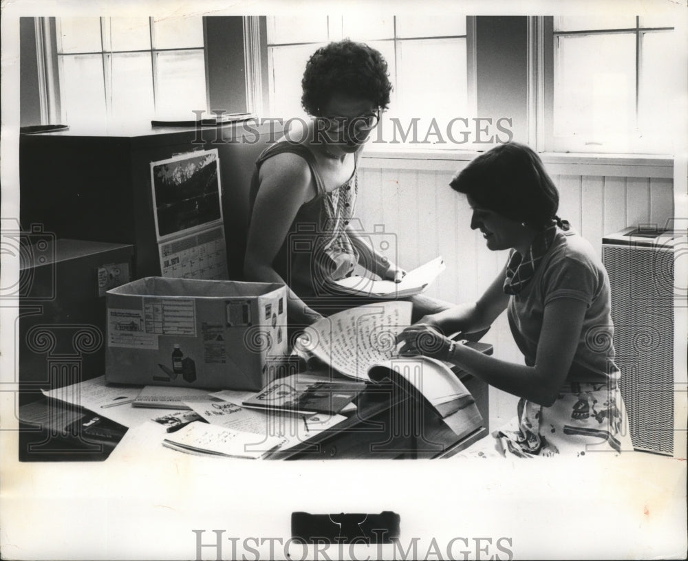 1978, School instructors, Kathy Olive and Sondra Tittle, Birmingham - Historic Images