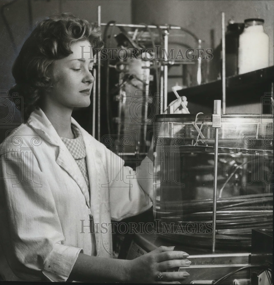 1963 Press Photo Ruth Ann Ratcliff of the Birmingham, Alabama Southern Research - Historic Images