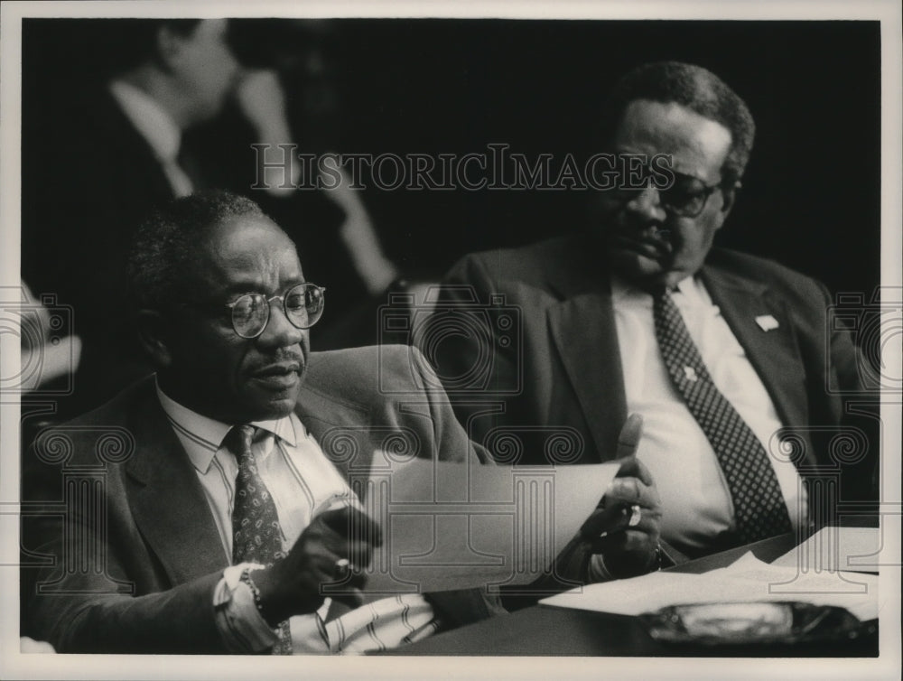 1990 Birmingham City Council Eddie Blankenship, Roosevelt Bell - Historic Images