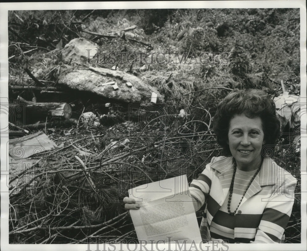 1978, Mrs. Helen Blocker, President of Roebuck-Huffman Citizens - Historic Images