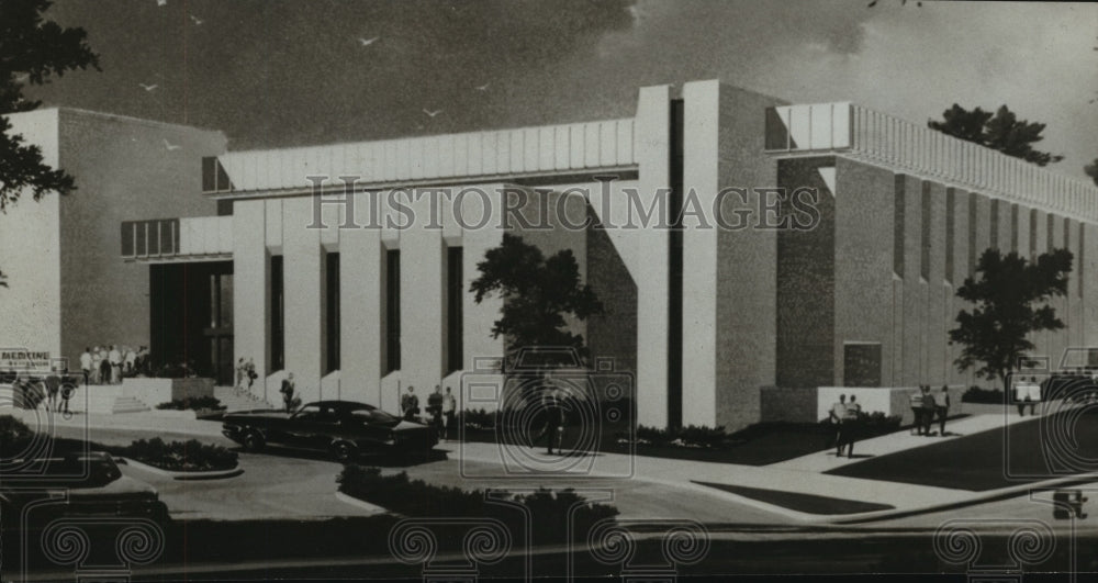 1972 Press Photo Basic Medical Sciences Building, University of South Alabama - Historic Images