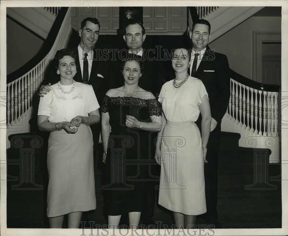 1960, States Politicians with Wives in Saint Clair County Function - Historic Images