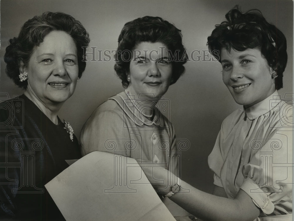 1961 Press Photo Members of Board of Conference of Christians and Jews Group - Historic Images