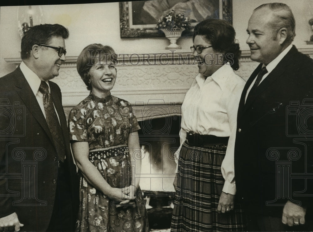 1971, Doctor and Mrs. Walter Brower with Doctor and Mrs. David Witten - Historic Images