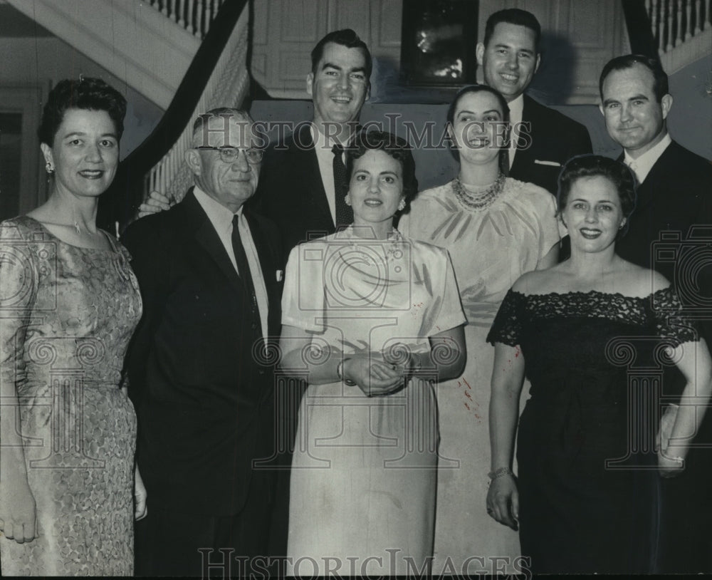 1960 Press Photo Governor John Patterson&#39;s reception for legislators with Wives - Historic Images