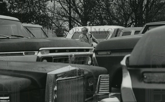 1977 C. P. Walker, Shelby County Sheriff with Cars not for Sale - Historic Images