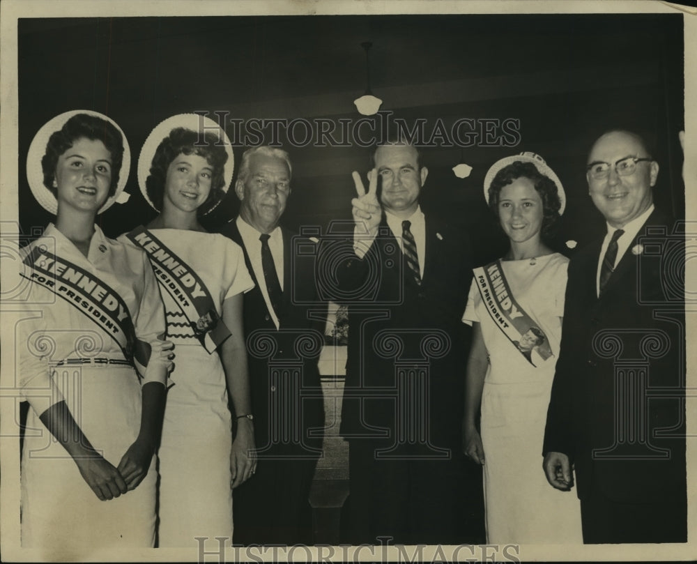 1960, Governor of Alabama John Patterson with Others at Event - Historic Images