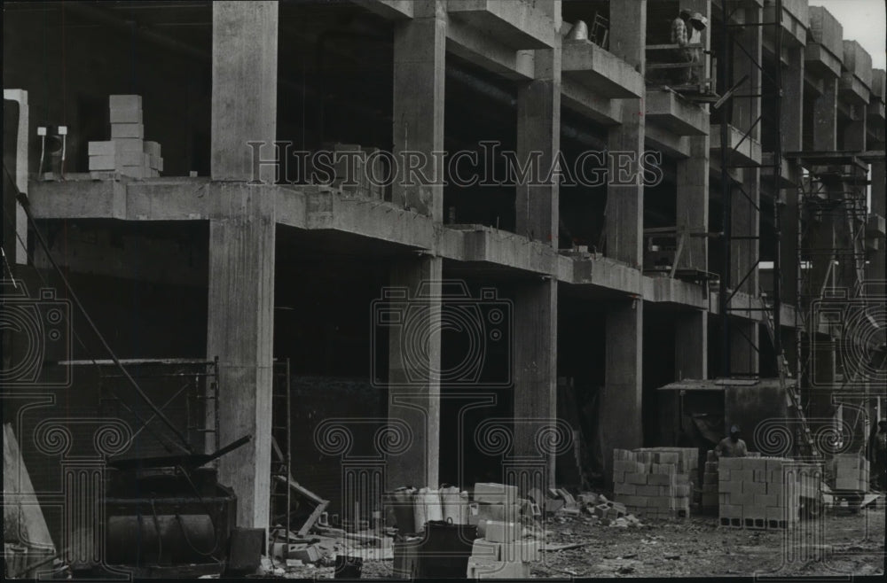 1969, Construction of Postal facility in Birmingham, Alabama - Historic Images