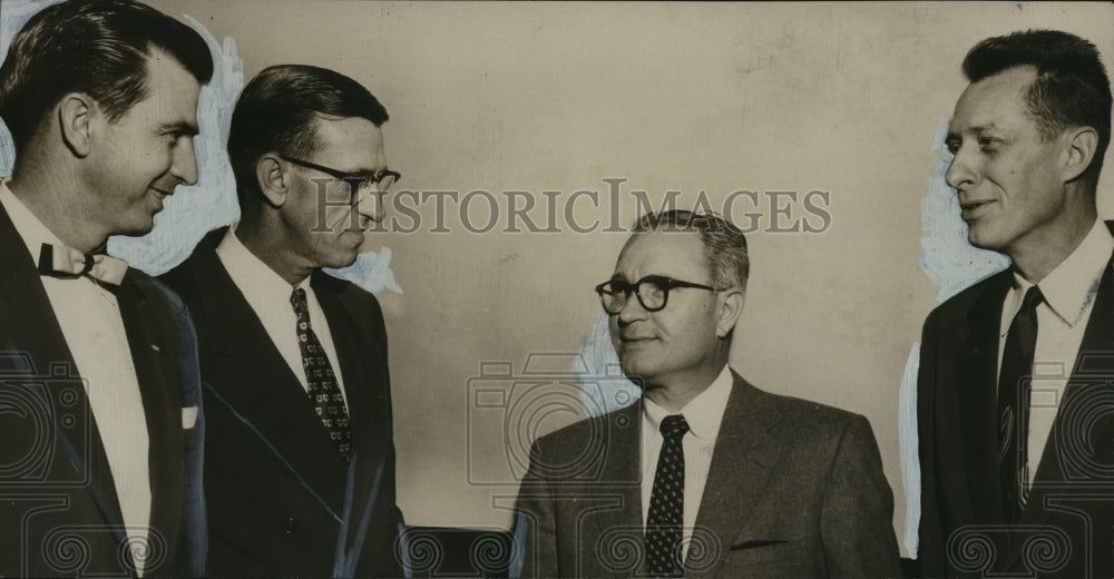 1955 Press Photo Officers of Jasper, Alabama Chamber of Commerce - abna23216 - Historic Images