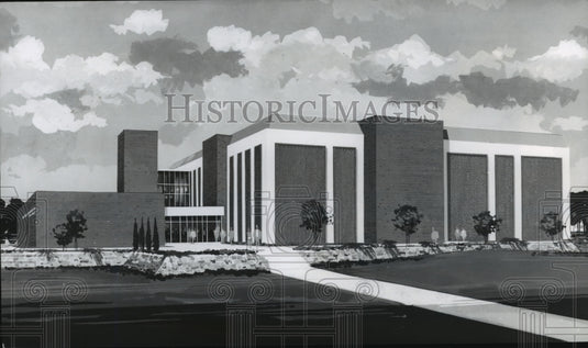 1967, Proposed Science-Engineering structure for Huntsville campus - Historic Images