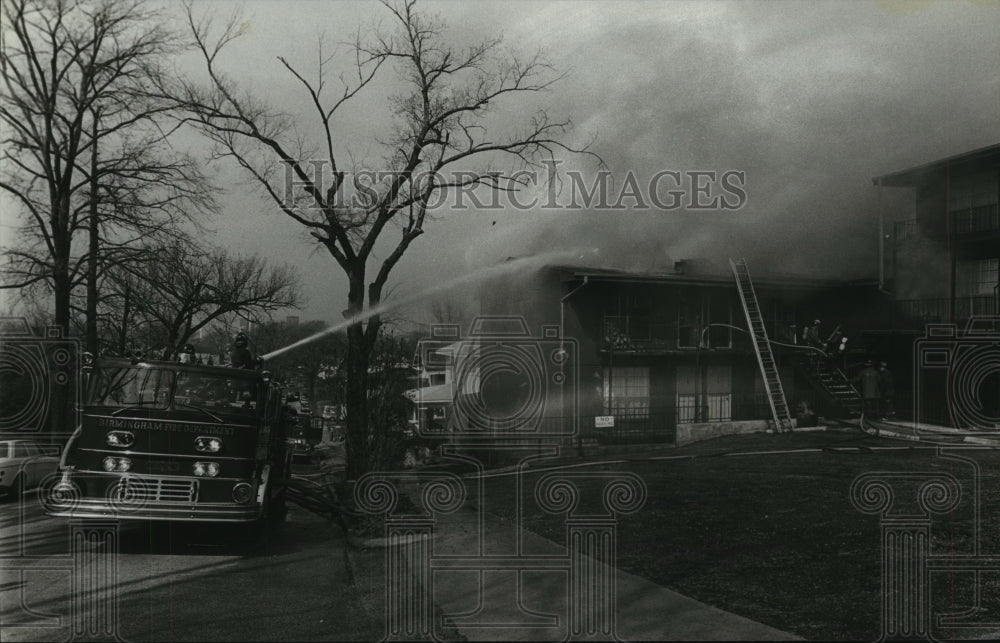 1982, Fire hit Zampella&#39;s apartment complex in Birmingham, Alabama - Historic Images